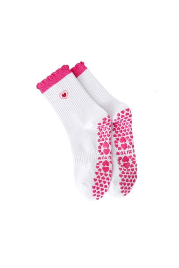 Women Athletic Socks Slip Resistant Sport Socks Full Toe Ankle Fall Socks for Pilate