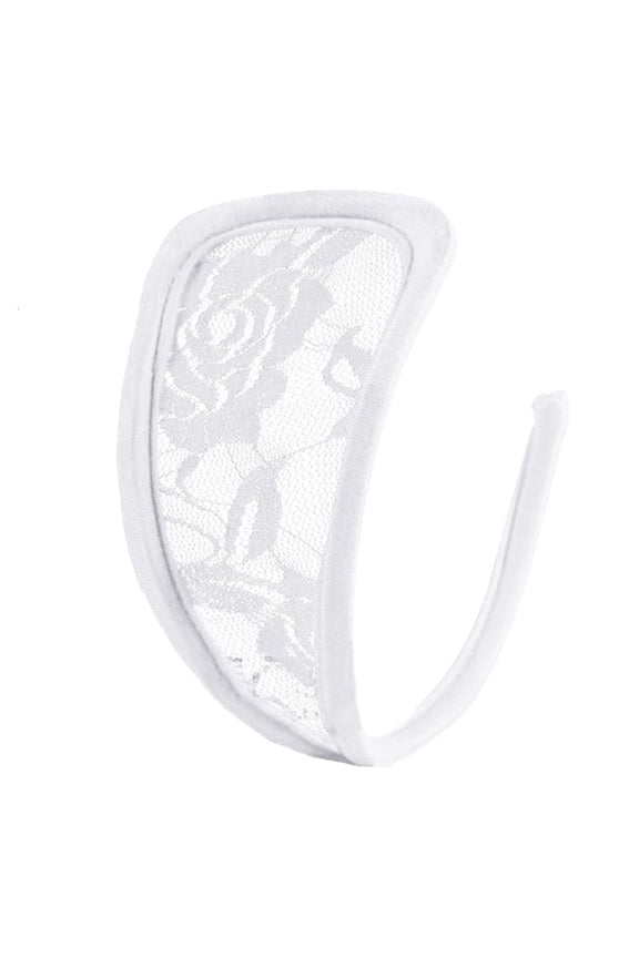 Womens Floral Lace C String Underwear Invisible Sexy Lingerie Solid Hollow Thong