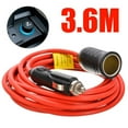 thumbnail image 1 of Zonghan Car 3.6m car charger cigarette lighter extension to take the fire line red, 1 of 16