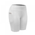 thumbnail image 1 of Zonghan Five-point Stretch Tight Women Elastic Quick Drying Shorts Gym Yoga Fitness running Stretch Pocket USA, 1 of 13