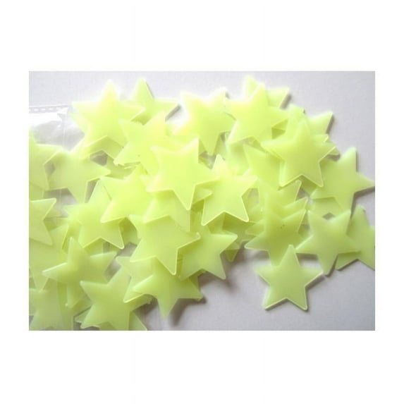 Zonghan Glow in The Dark Wall or Ceiling Stars - 100 Pieces Luminous Decal Stickers for Starry Sky, Ideal Kids Decor or Adults – Perfect for Kids Bedding Room Gift