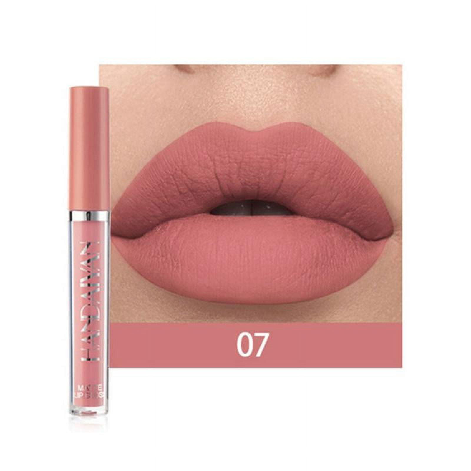 MYUANGO Matte Lipstick Makeup Palette, 18 Colors Matte Long-Lasting Wear  Non-Stick Cup Not Fade Waterproof Lip Color Moisturize Lipstick