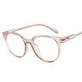 thumbnail image 1 of Zonghan Women's Stylish Oval Candy Color Non-prescription Eyeglasses Clear Lens Eyewear, 1 of 4