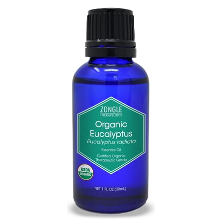 Zongle USDA Certified Organic Eucalyptus Oil, Eucalyptus Radiata, 1 OZ