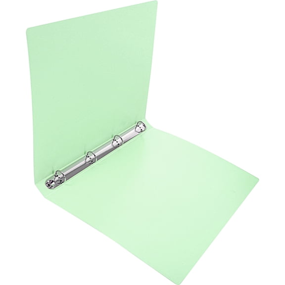 Zonh A4 4-Ring Binder Expanding File Folder for Documents and Music, Green