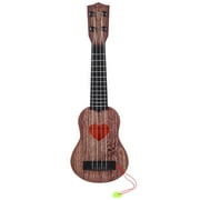 Zonh Beginner Ukulele Guitar 1PC 38x12.5cm Soprano Ukulele for Kids~Coffee
