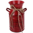 thumbnail image 1 of Zonh Galvanized Milk Can Flower Vase Farmhouse Bucket, 1 of 4
