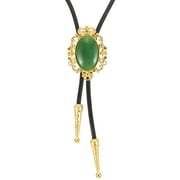 Zonh Men's Necklaces Ties Pendant Shirt Suit Chain Agate Charm Green Vintage Decor