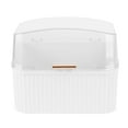 thumbnail image 1 of Zonh Plastic Makeup Storage Box with Lid - White, 1 of 6