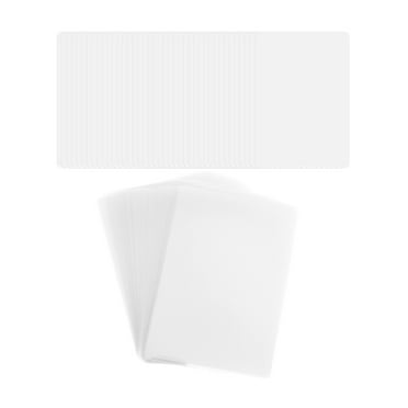 Zonhebin 100pcs Laminating Film Clear Laminating Sheets Thermal Laminating Paper Sheets Laminating Pouches
