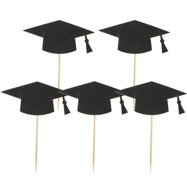 Zonhebin 2023 Graduation Cap Cupcake Toppers - 25PCS