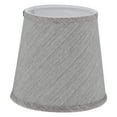 thumbnail image 1 of Zonhebin Cloth Lamp Shades Clip On Barrel Grey, 1 of 6