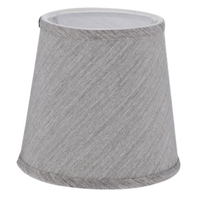 Zonhebin Grey Cloth Clip- Lamp Shades with Design for Table and Floor Lamps