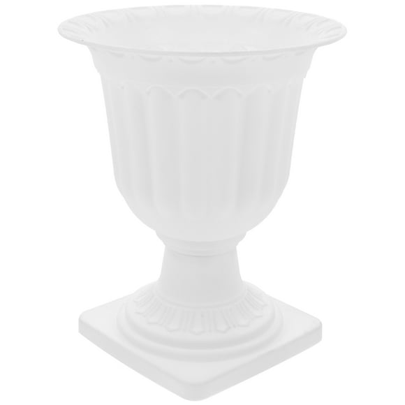 Zonhebin Large Urn Planter Flower Pot Pedestal Indoor Outdoor Garden Plant Container