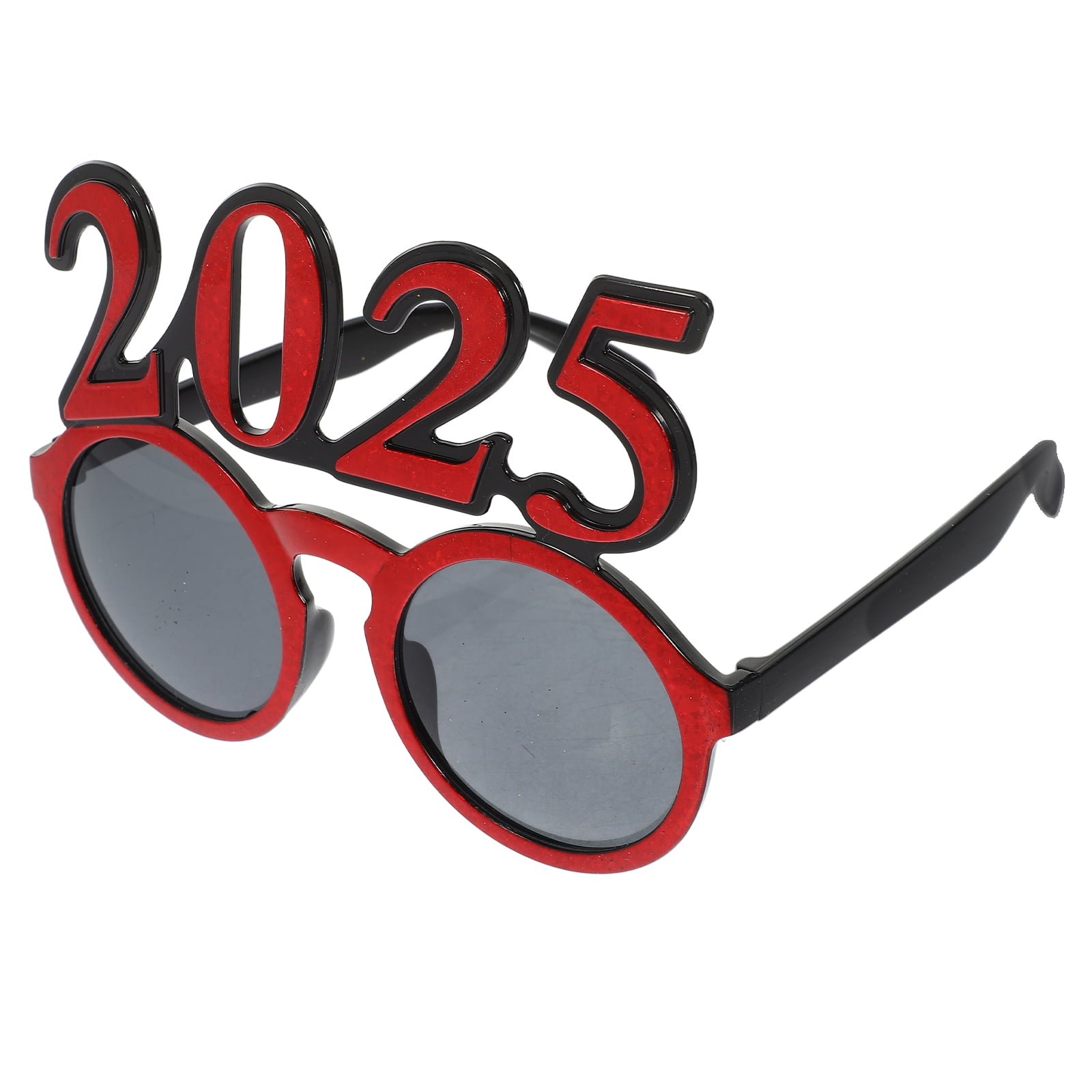 Zonhebin New Year Eyeglasses Fancy 2025 New Year Graduation Party Glasses Funny Eyewear