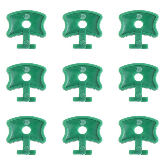 FUTUREORYY 250Pcs Green Plastic Fixed Clips for Greenhouse Roof Channel Easy Install Plant Support