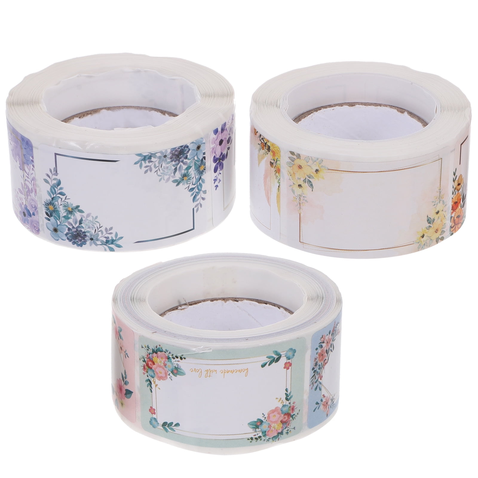 Zonhebin SelfAdhesive Jar Labels for Storage and Gifts 3 Rolls