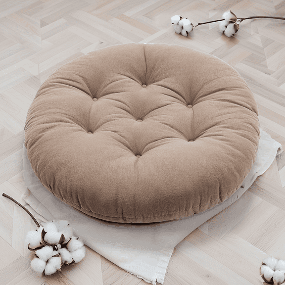 Zonli 2-in-1 Cookie Seat Cushion, Portable Tote Bag, CertiPUR-US, Khaki