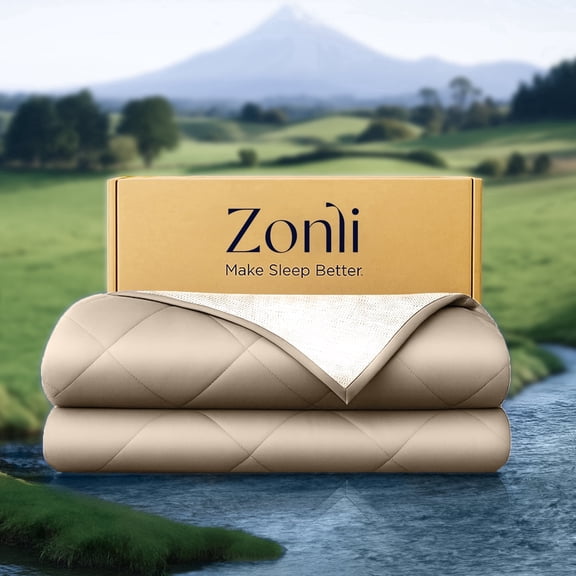 Zonli Z-Magic Cooling Bamboo Viscose Comforter Breathable Brown 106x118