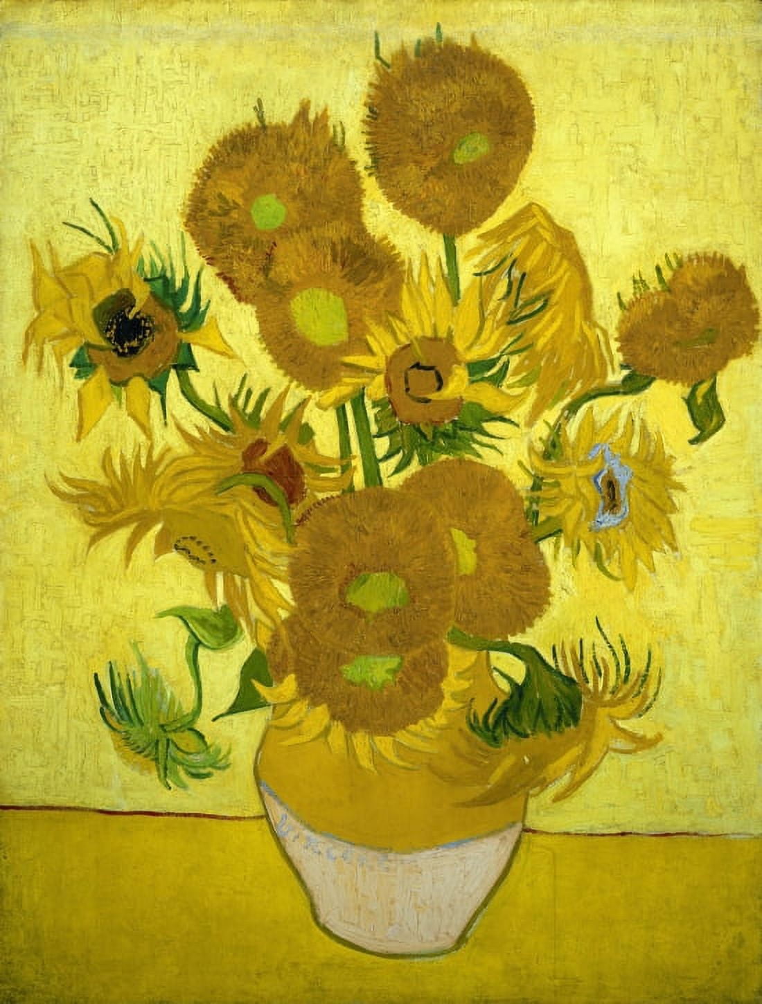Zonnebloemen Canvas Art - Vincent Van Gogh (18 x 24)