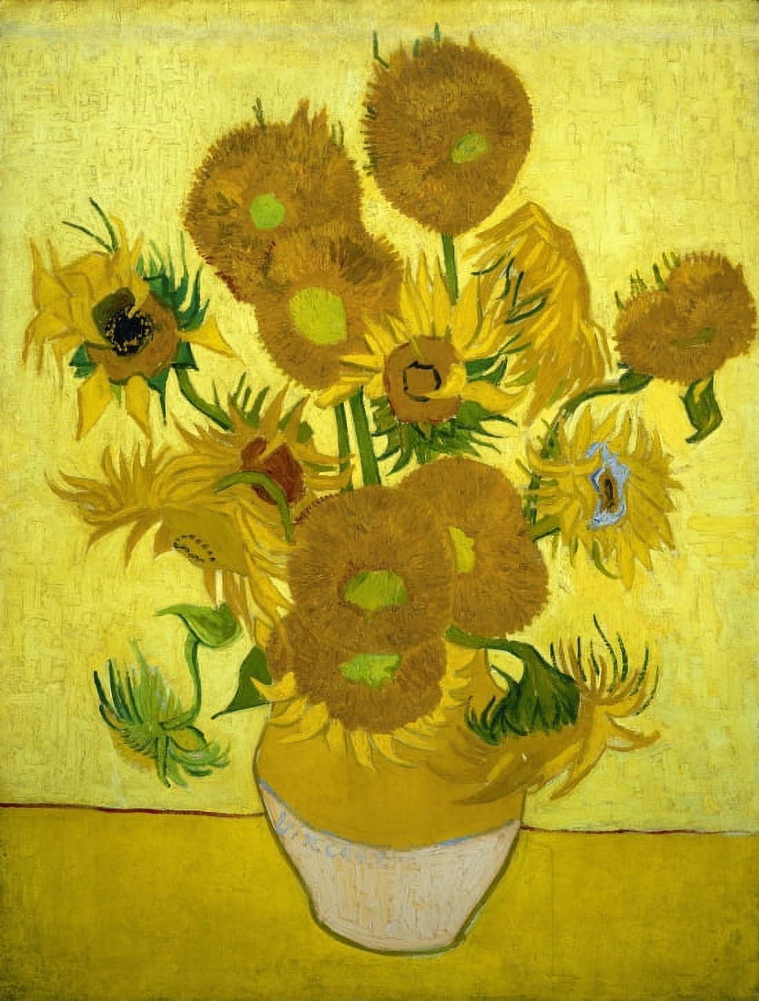 Zonnebloemen Canvas Art - Vincent Van Gogh (36 x 54)