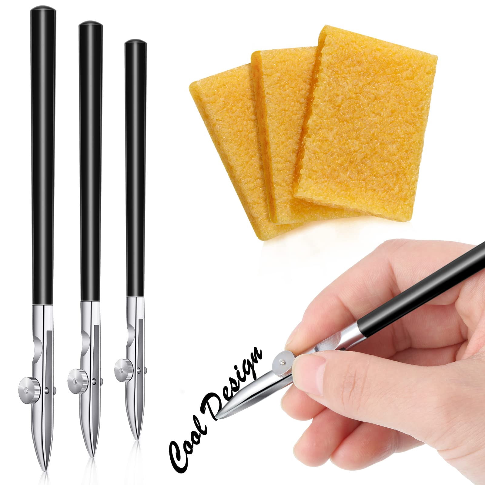 Zonon 6 PiecesTRDN Art Ruling Pen 3 Sizes Masking Fluid Pen and 50 x 35 ...