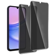 ZYQEEE 2 Pack Privacy Screen Protector for Samsung Galaxy A15 5G 6.5in, Anti-Spy Tempered Glass, Bubble-Free, Easy Install