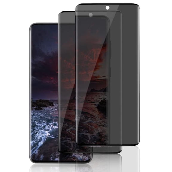ZYQEEE 2 Pack Privacy Screen Protector for Samsung Galaxy S20 6.2", Anti-Spy Tempered Glass, Bubble-Free, Easy Install