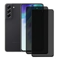 thumbnail image 1 of ZYQEEE 2 Pack Privacy Screen Protector for Samsung Galaxy S21 FE 6.4", Anti-Spy Tempered Glass, Bubble-Free, Easy Install, 1 of 11