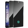 thumbnail image 1 of ZYQEEE 2 Pack Privacy Screen Protector for Samsung Galaxy S23 FE 6.4", Anti-Spy Tempered Glass, Bubble-Free, Easy Install, 1 of 9