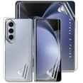 thumbnail image 1 of ZYQEEE 2 Sets Screen Protector for Samsung Galaxy Z Fold 5 - 7.6", Front Flim + Back Flim Full Coverage for Galaxy Z Fold5, HD Clear Scratch Resistant, Premium Folding, 1 of 10
