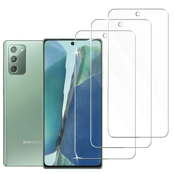 ZYQEEE 3-Pack Clear Screen Protector Tempered Glass for Samsung Galaxy Note 20,Easy Installation, Case Friendly for Samsung Note 20