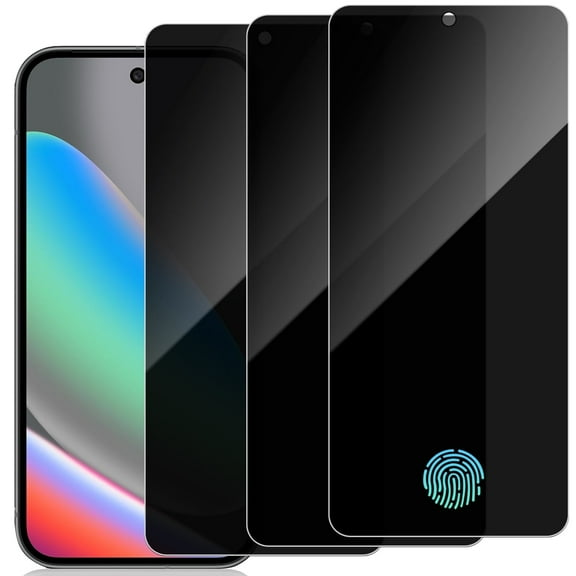 ZYQEEE Privacy Screen Protector Compatible for Google Pixel 10 - 6.3", Anti-Spy Tempered Glass Protective Film,Easy Install Bubble-Free,Case Friendly,3 Pack