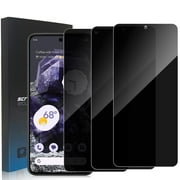 ZYQEEE Privacy Screen Protector Compatible for Google pixel 8 - 6.2", Anti-Spy Tempered Glass Protective Film,Easy Install Bubble-Free,Case Friendly,3 Pack