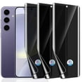 thumbnail image 1 of ZYQEEE Privacy Screen Protector for Samsung Galaxy S24 Plus, Anti-Spy Flexible TPU Hydrogel Film for Galaxy S24+, Support Fingerprint Unlock,Curved Coverage, 3 Pack, 1 of 12