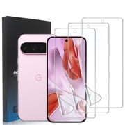 ZYQEEE 3 Pack Clear Screen Protector for Google pixel 9 pro - 6.3", HD Hydrogel Soft TPU Protective Film, Fingerprint Compatible, Case Friendly [Not Tempered Glass]
