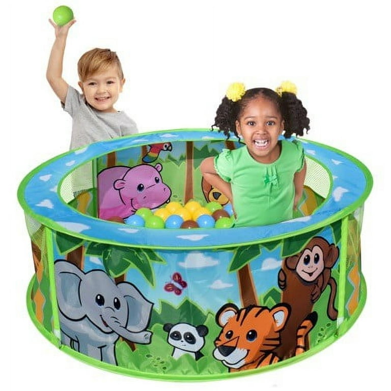 Sunny Days Entertainment Zoo Adventure Ball Pit with Play Balls ??Indo