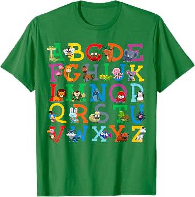 Zoo Animal Alphabet ABCs Animals Learning AZ ABC Letters TShirt