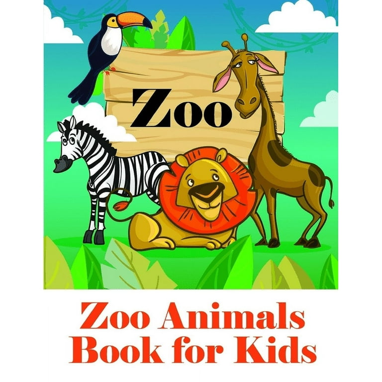 Zoo Animal Coloring Books - Bulk Pack of 24, 9x11 Animal Party Favor –