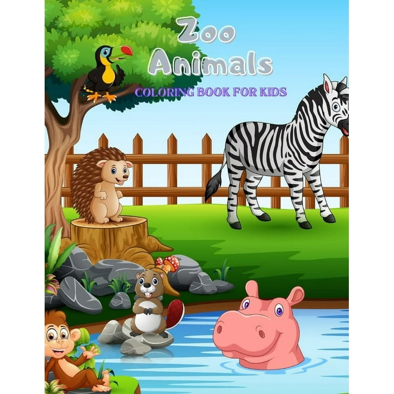 Coloring Books for Kids Ages 4-8 Animals: Coloring Books For Kids Ages 4-8  Animals : Activity Book For Toddlers, childrens Books By Age 4-8 Animals  (Series #1) (Paperback) 