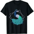 thumbnail image 1 of Zoo Bird Animal Lover Gift Peacock T-Shirt, 1 of 5