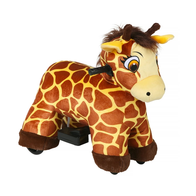 Zoo Crew Giraffe 6V Plush Ride-On - Walmart.com