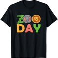 thumbnail image 1 of Zoo Day Family Trip Zoo Visitor Wildlife Kids Vacation Cute T-Shirt, 1 of 5