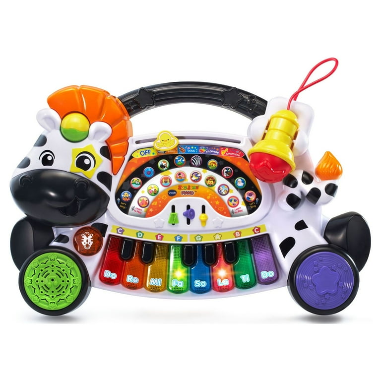 VTech Zoo Jamz Piano™ - Zebra Keyboard Toy for Kids with