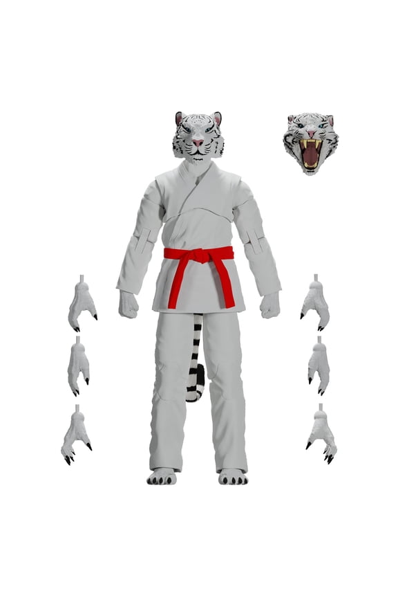 Zoo Jitsu Fighters Taj the White Tiger Action Figure