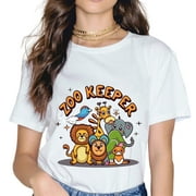 Zoo Keeper Funny Jungle Safari Animal Lover Gift T-Shirt