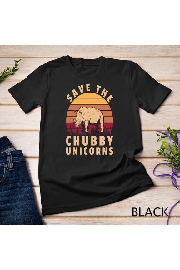 Zoo Keeper Rhinoceros Lover Chubby Unicorn Rhino Unisex T-Shirt