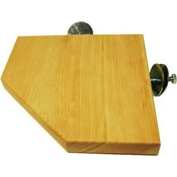 Zoo-Max Cage Corner Shelf with Angle [Bird Perches, Bird Supplies] Small - 1 count