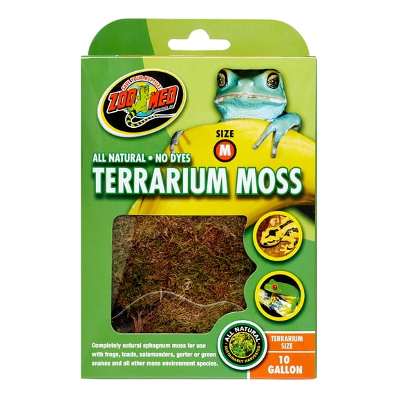 Zoo Med All Natural Reptile & Frog Bedding Terrarium Moss Substrate 10 Gallon
