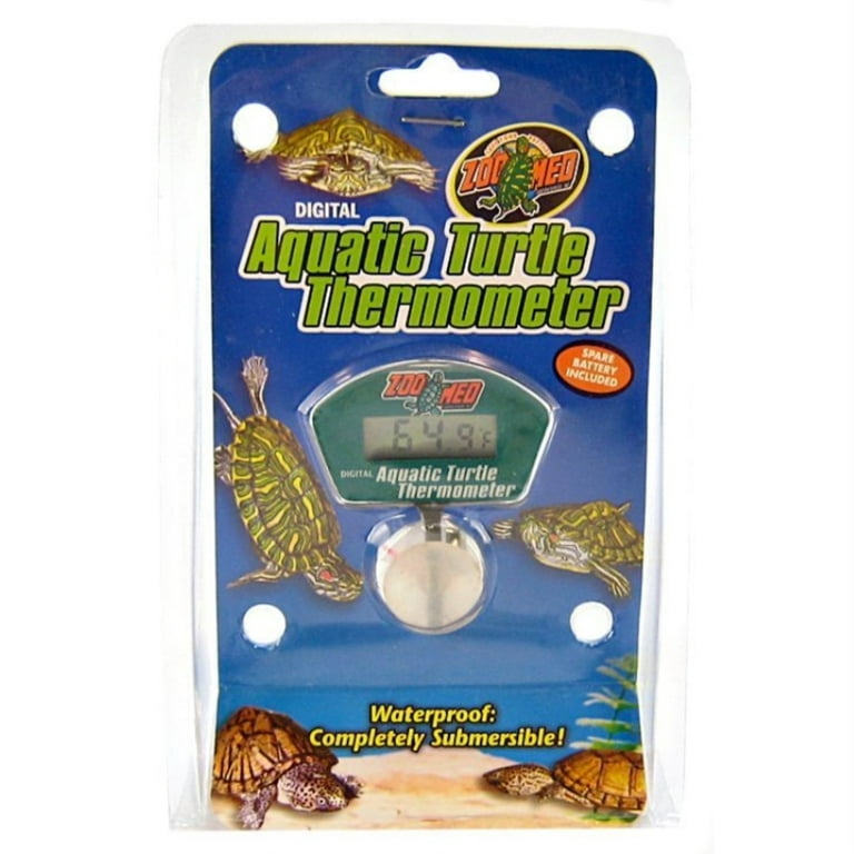My Turtle Store  Zoo Med Aquatic Turtle Tank Thermometer